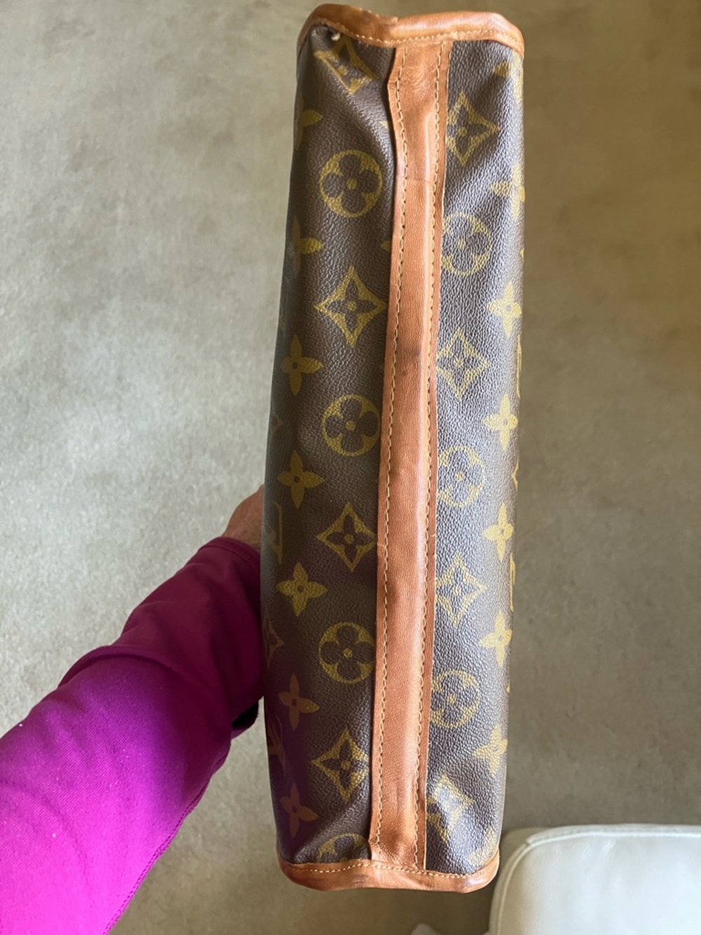 Louis Vuitton Monogram French Company, clutch, cosmetic case,  Pouch, insert - Picture 7 of 13